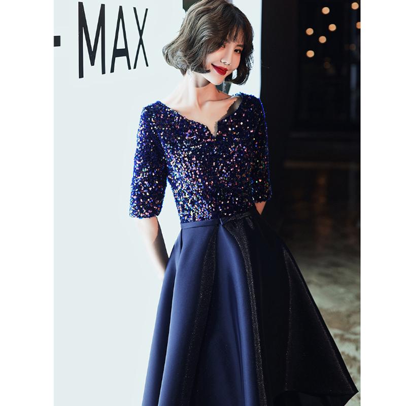 パーティードレス キラキラ ワンピース レディース 披露宴 膝丈ワンピース エレガント ロングワンピース 成人式 ミディアムワンピース Lf685 富士研磨 通販 Yahoo ショッピング