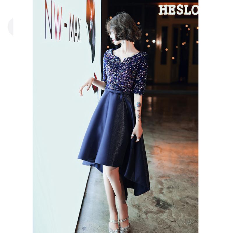 パーティードレス キラキラ ワンピース レディース 披露宴 膝丈ワンピース エレガント ロングワンピース 成人式 ミディアムワンピース Lf685 富士研磨 通販 Yahoo ショッピング