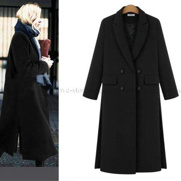 チェスターコート レディース アウター ロングコート ダブルボタン 中綿入り 無地 長袖 ピーコート ウールコート スリット秋冬 防寒着 Npcw16p053 富士研磨 通販 Yahoo ショッピング