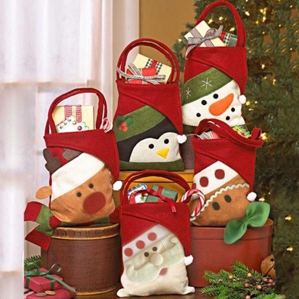 クリスマス 飾り オーナメント ツリー飾り 小物 パーティーグッズ 壁掛け お菓子入り 袋 インテリア クリスマス雑貨 は自分にプチご褒美を