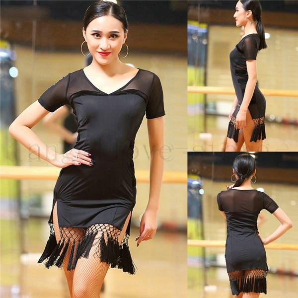 代引不可 社交ダンス ラテンドレス ラテンダンス セクシー ワンピース 黒 キャバ ダンス衣装 春 夏 練習服スタンダード ワルツ ラテン 注目の Www Muslimaidusa Org