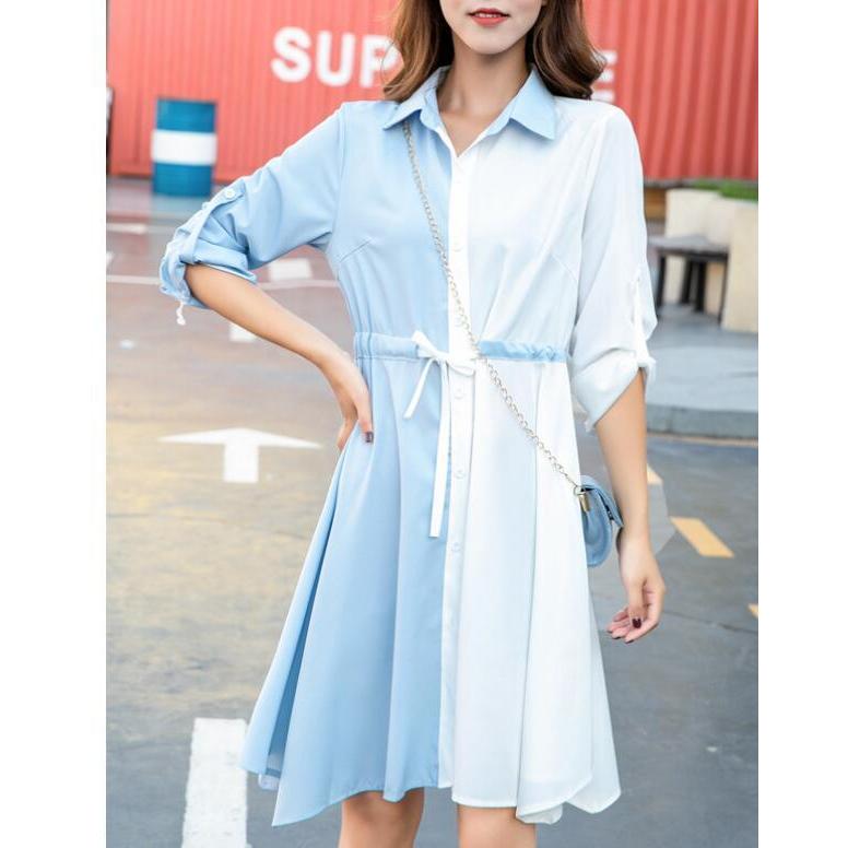 リボン シャツワンピース 白 ノースリーブ ミニ丈 春夏フレアワンピース Aライン ミニワンピ 通勤 オフィス Ol きれいめ Rxxpyh4p081 富士研磨 通販 Yahoo ショッピング