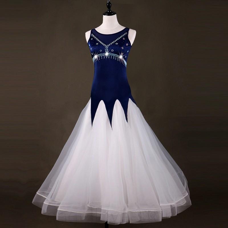 社交ダンス衣装 ワルツダンス服 社交ダンスドレス ステージ衣装 舞台服 ワルツ 大きい裾 タンゴ服 ダンス衣装 スポーツ ダンス、バレエ E1826617776(16252円)