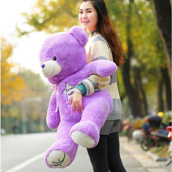 ぬいぐるみ 超特大 くま 140cm 特大 テディベア ぬいぐるみ 紫 くま ぬいぐるみ 特大 テディベア 大きなクマぬいぐるみ Vsem8f 富士研磨 通販 Yahoo ショッピング
