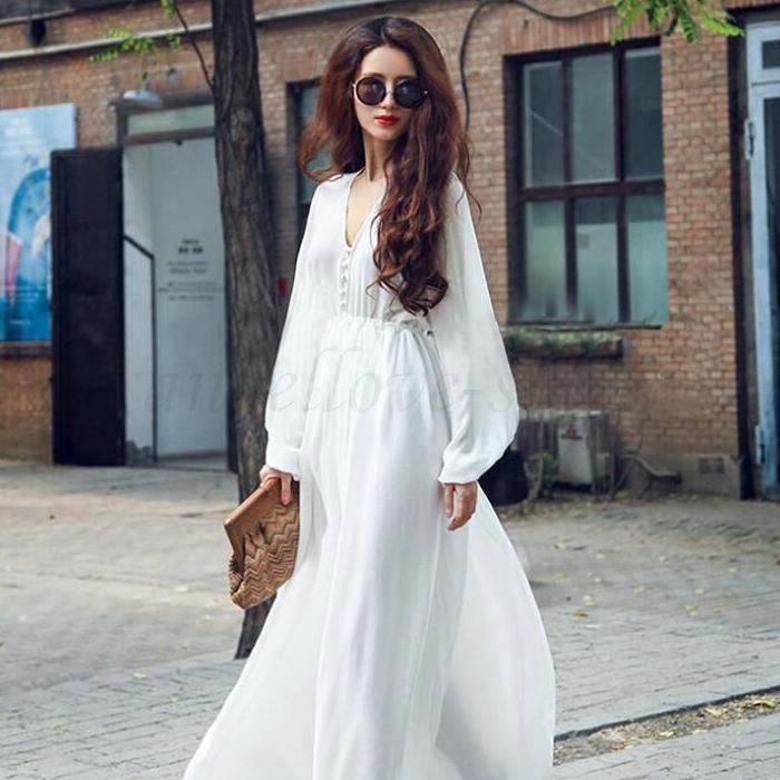 ロングドレス 長袖 パーティードレス 白 ロング 結婚式 ワンピース パーティードレス 大きいサイズ 演奏会 お呼ばれ ビジュー W43kf0 富士研磨 通販 Yahoo ショッピング