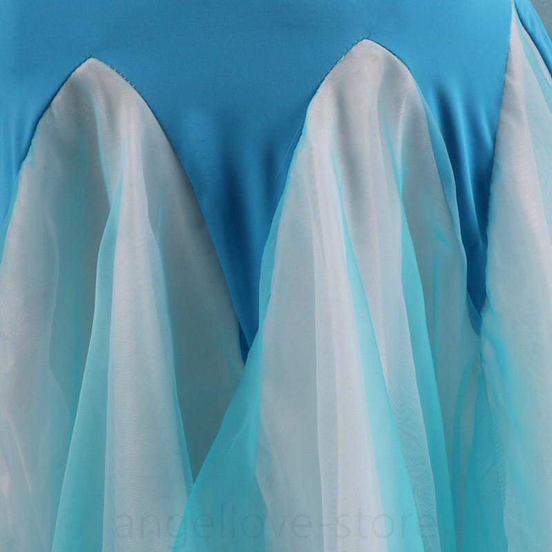 社交ダンス衣装 ワルツダンス服 社交ダンスドレス ステージ衣装 舞台服 ワルツ 大きい裾 タンゴ服 ダンス衣装 スポーツ ダンス、バレエ D1396824759(12428円)