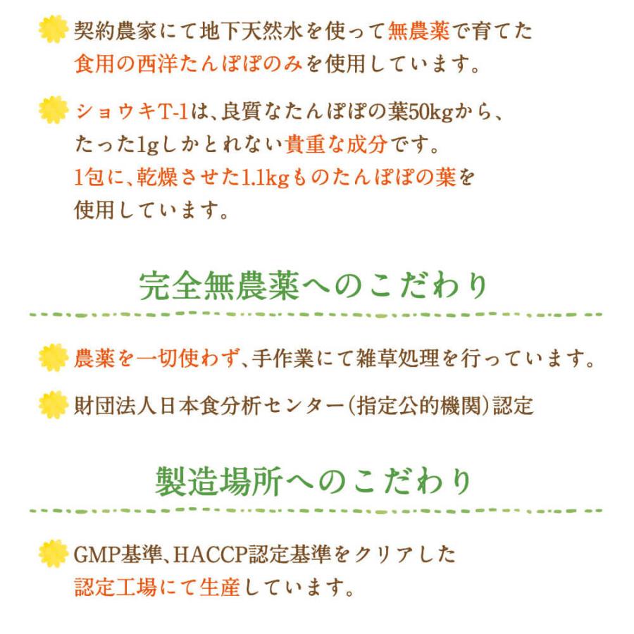 （おまけ付）ショウキT-1 プラス 30パック×４箱 ノンカフェイン たんぽぽ茶 タンポポ茶 妊活 お茶 子宝 認定薬局 正規品 無添加 無農薬 徳潤の画像