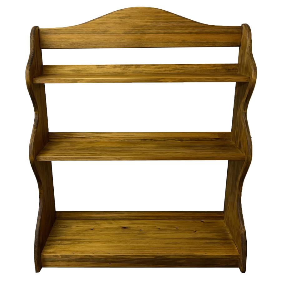 スパイスラック アンティークブラウン 三段ラック 収納棚 キッチン収納