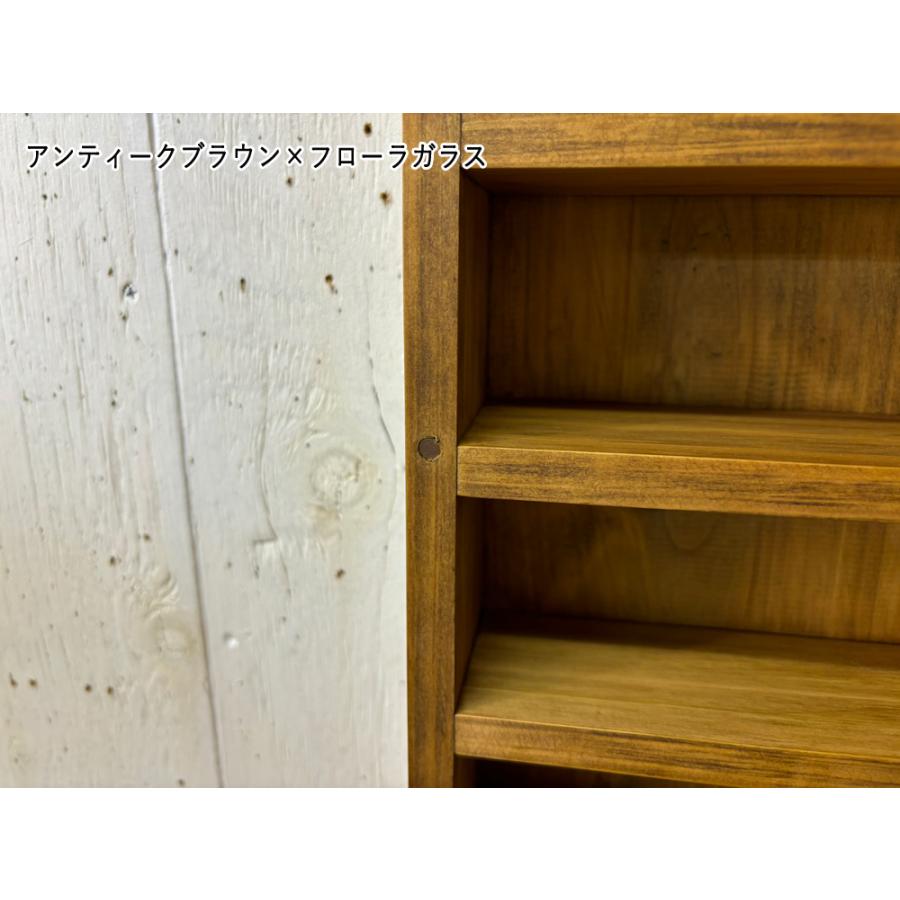 メガネ収納ケース アンティークブラウン 19.5×8.5×55cm アイアン細