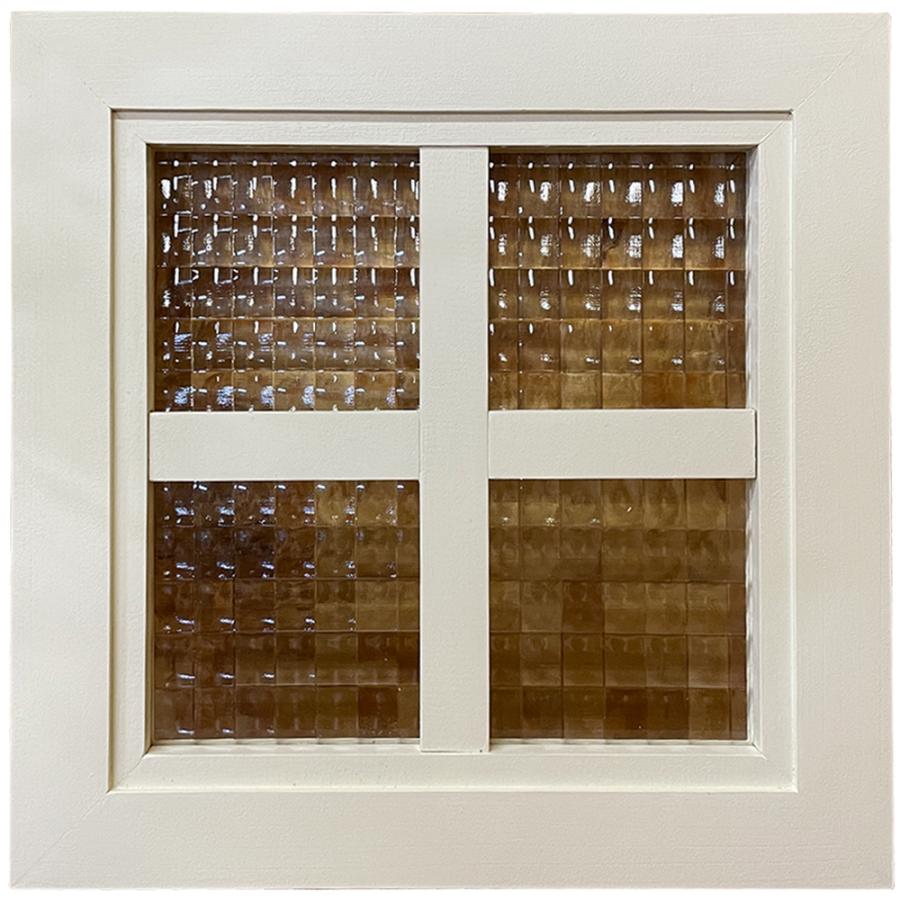 ガラスフレーム Fix窓 室内窓 カフェ窓 木製 ひのき チェッカーガラス 片面桟入り 桟入りガラス窓 25 25cm 北欧 アンティークホワイト 受注製作 Fra エンジェルズ ダスト 通販 Yahoo ショッピング