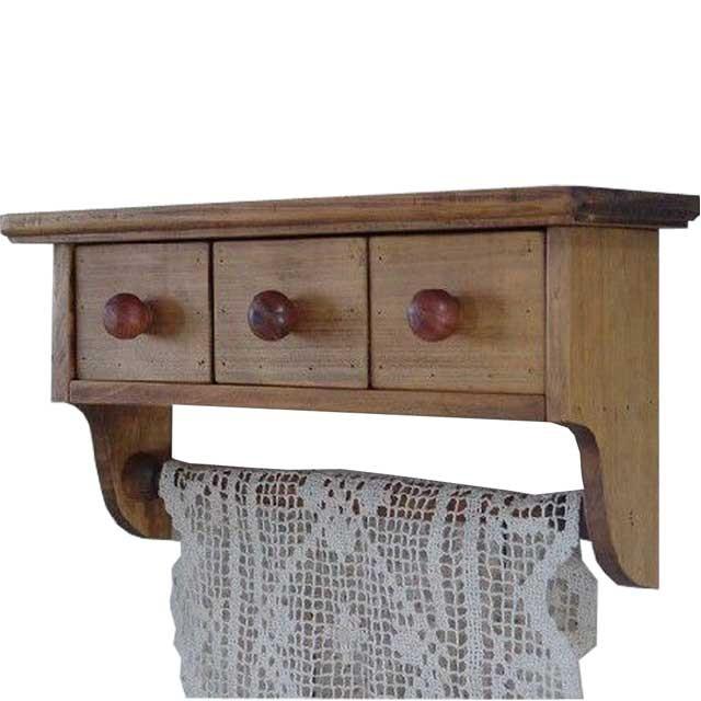 タオルボックスアンティークブラウン