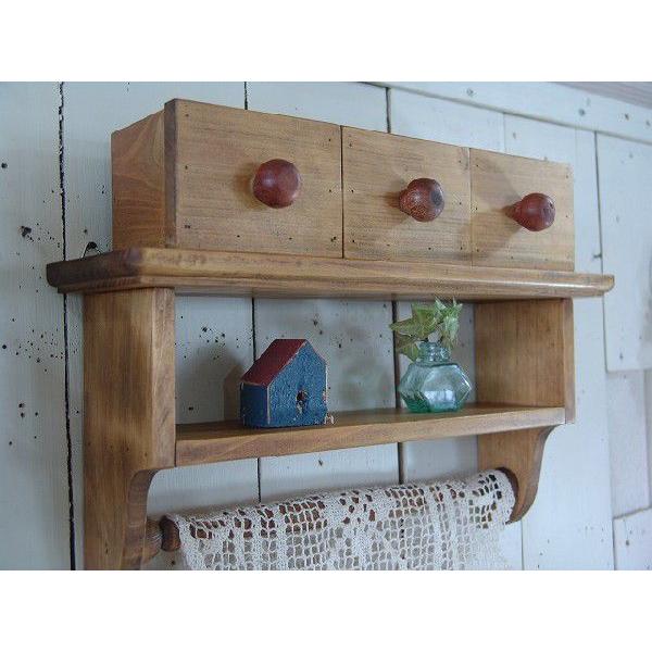 タオルボックスアンティークブラウン