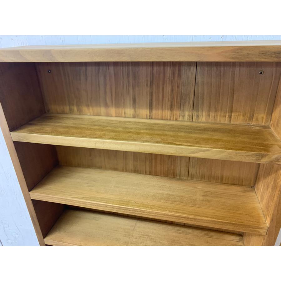 コレクションケース 透明ガラス扉 アンティークブラウン 32×10×46cm 棚