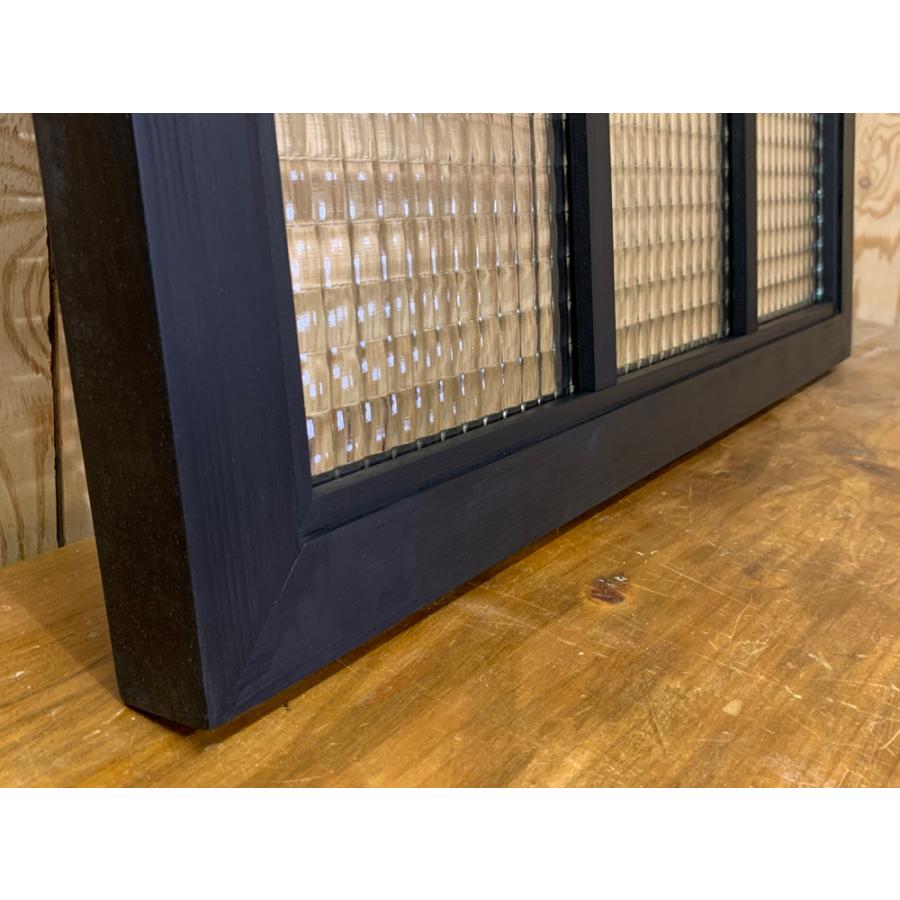 ガラスフレーム チェッカーガラス 両面仕様桟入り 45×3.5×60cm