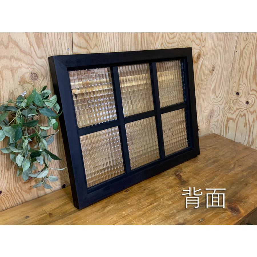 ガラスフレーム チェッカーガラス 両面仕様桟入り 45×3.5×60cm