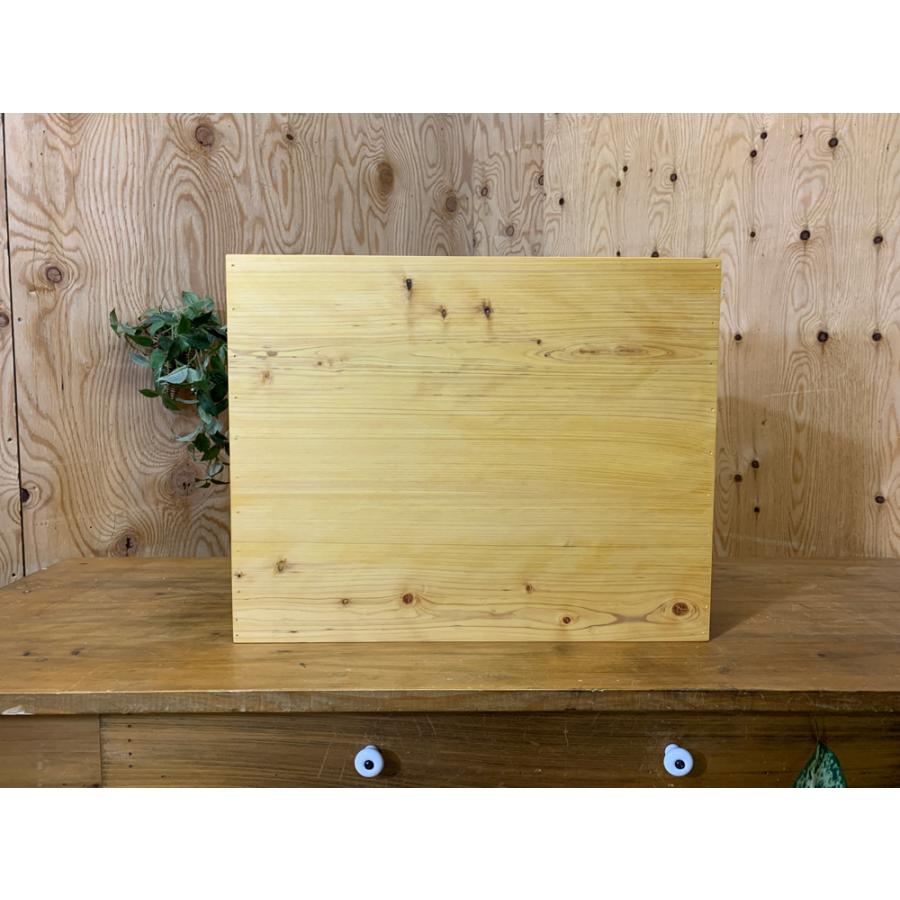 カントリーボックス 木箱 ナチュラル 45×25×36cm 木製 ひのき ハンドメイド 受注製作｜angelsdust｜03