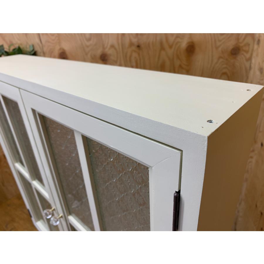 室内窓 両面十字桟入り アンティークホワイト 73×15×70cm