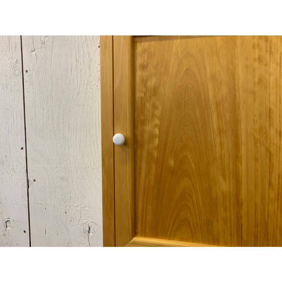 木製エンジェル ミラーキャビネット ナチュラル 30×10×40cm 内側ミラー 木製 ひのき