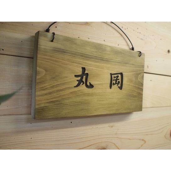 ネームプレート アンティークブラウン 27 2 11cm 表札 漢字 行書体 ひのき 木製 ハンドメイド 受注製作 Np エンジェルズ ダスト 通販 Yahoo ショッピング