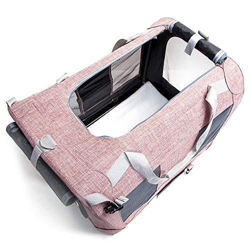 Feliciaaa ポータブル折りたたみオックスフォード布ペットケージ大空間鋼管ブラケット犬猫のトイレ砂ペット用品 Color Light Khabarbani Com