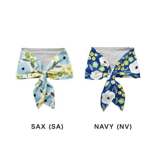 冷感 UV対策 クールタオル 水で濡らすとひんやりするタオル 持ち運び 旅行 野外フェス ライブ 熱中症対策 クールスカーフ 花柄 FLOWER |  | 01