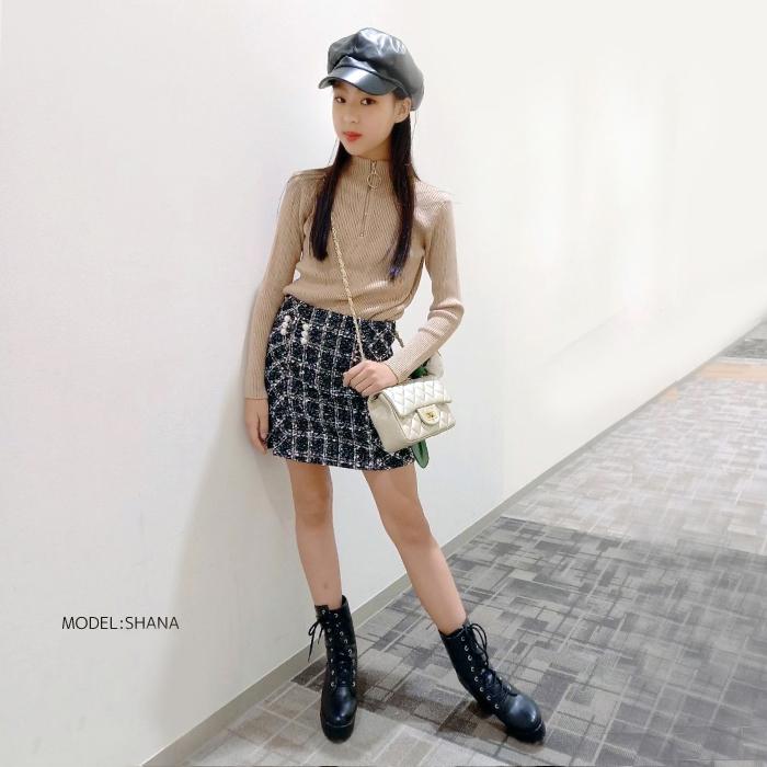 レディース スカート チェック ツイード タイトスカート ミニ スカート 韓国 返品交換不可 エンジェルローブヴィセ ヴィセ Visee オルチャンファッション Fz001 天使のドレス屋さんヤフー店 通販 Yahoo ショッピング