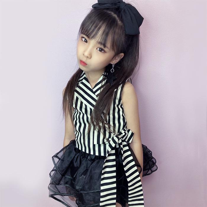 ダンス 衣装 子供 トップス ストライプ かっこいい ジャケット ストライプ トップス ブレイクビート 1cm Ht6722 21bkwh 天使のドレス屋さんヤフー店 通販 Yahoo ショッピング