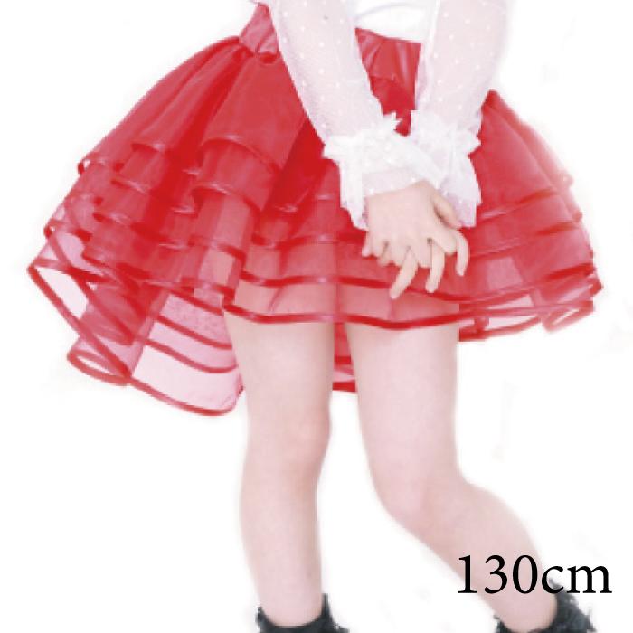 女子バトン衣装　130サイズ　2wayレッド泊 LLサイズ｜レッド｜装飾付きレオタード バトン衣装（ol-089
