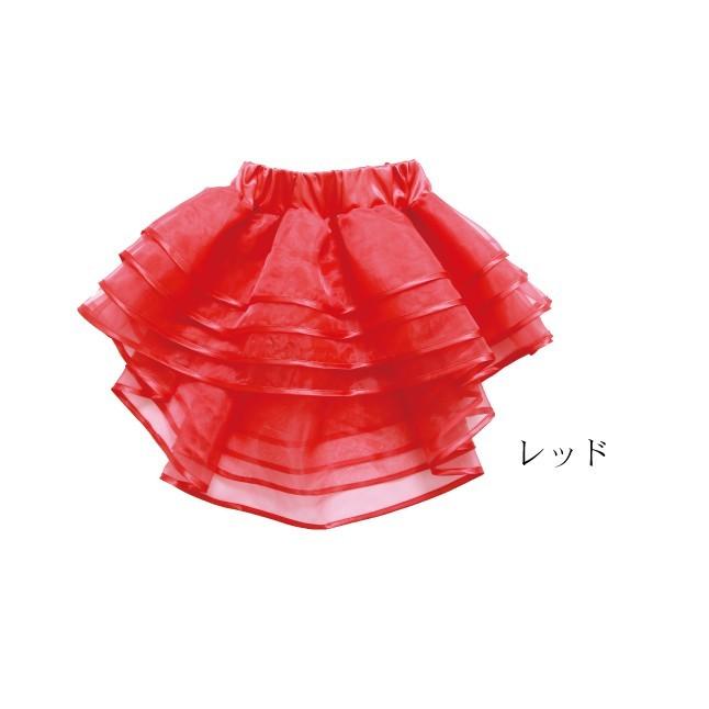 ダンス 子供 赤 キッズ パニエ シャトンローズパニエ 130cm