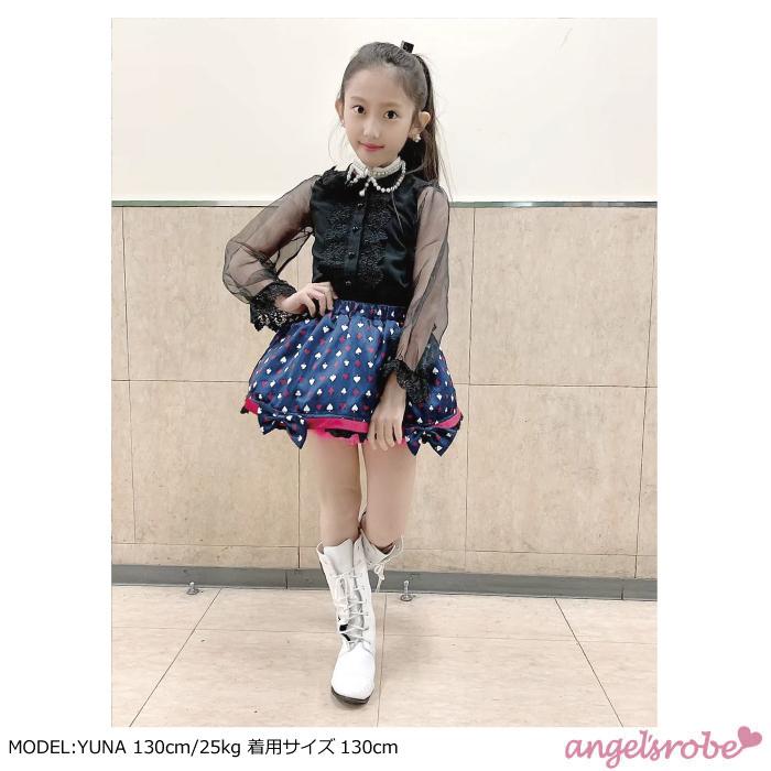 キッズ スカート ロリータ トランプ 110 120 130 140 150 ミニスカート