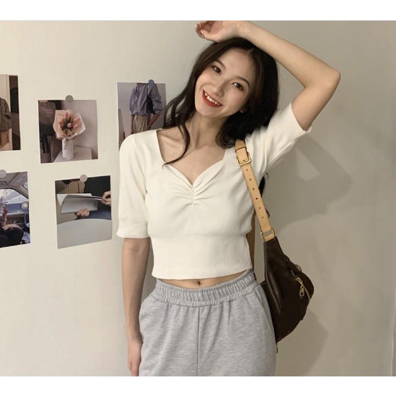 レディース Tシャツ 半袖 トップス 半袖 レディース トップス 短め丈 可愛い トップス 韓国 レディース 春 夏 単品ならネコポス可能 返品交換不可 Hx004 天使のドレス屋さんヤフー店 通販 Yahoo ショッピング