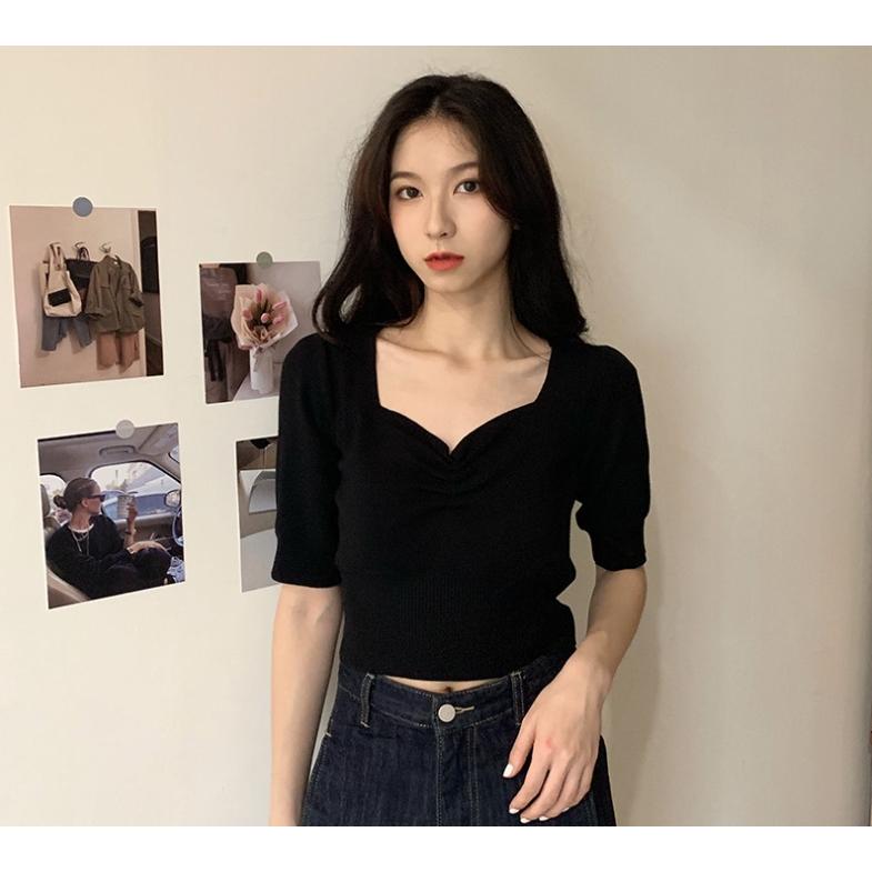 レディース Tシャツ 半袖 トップス 半袖 レディース トップス 短め丈 可愛い トップス 韓国 レディース 春 夏 単品ならネコポス可能 返品交換不可 Hx004 天使のドレス屋さんヤフー店 通販 Yahoo ショッピング