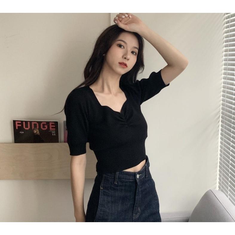 レディース Tシャツ 半袖 トップス 短め丈 可愛い 韓国 春 夏 返品交換 