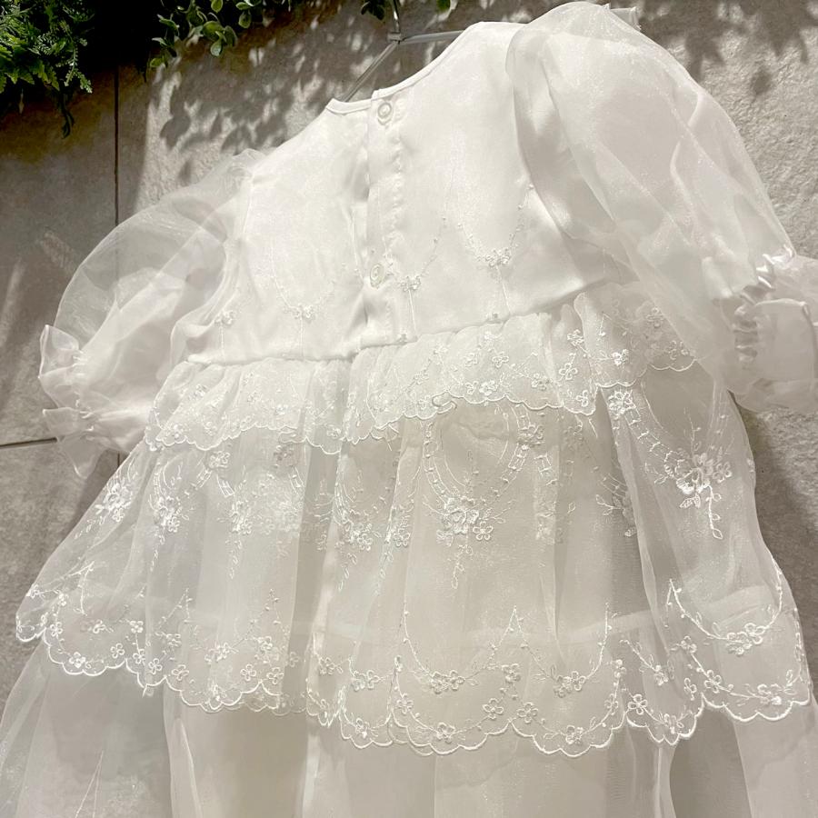 ベビー 4段 ロング セレモニードレス 日本製 男の子 女の子 お宮参り