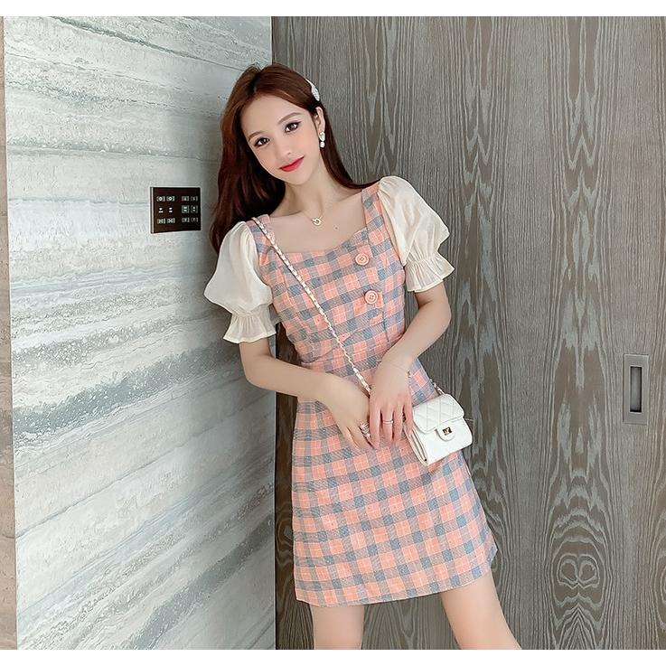 ワンピース 可愛い チェック柄 ワンピース ピンク 韓国 レディース 春 夏 韓国 アイドル 衣装 返品交換不可 エンジェルローブヴィセ ヴィセ Visee Pp001 天使のドレス屋さんヤフー店 通販 Yahoo ショッピング