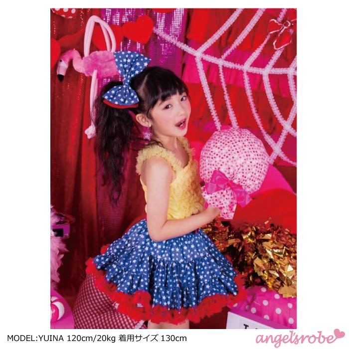 子供用ダンス衣装 赤と黒のチュチュドレス 110cm ダンス 衣装 子供 女の子 チュチュスカート アメリカン スター パニエ