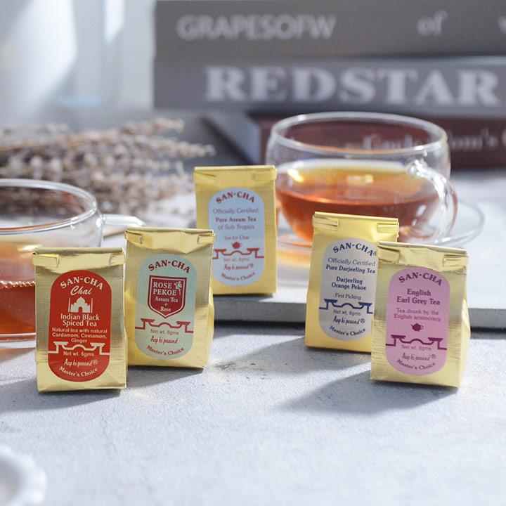 サンチャ ミニゴールデンパッグティー インド産 紅茶 ギフト おしゃれ 高級 インド政府御用達 プチギフト プレゼント 手土産 贈り物 yrh | 