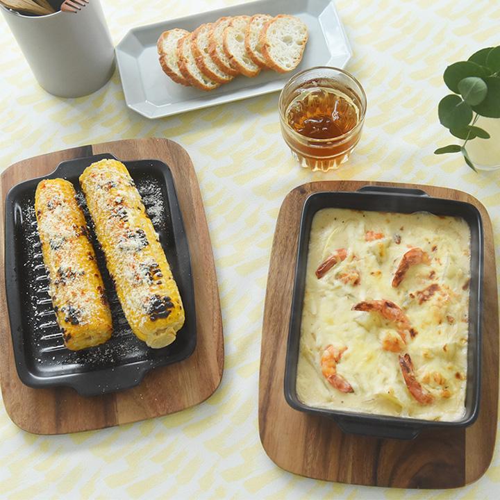 アンジェ限定カラー イブキクラフト モアグリラー ツールズ グリルプレート グリルパン 魚焼きグリル 蓋付き 日本製 オーブン料理 耐熱陶器 yrh |  | 17