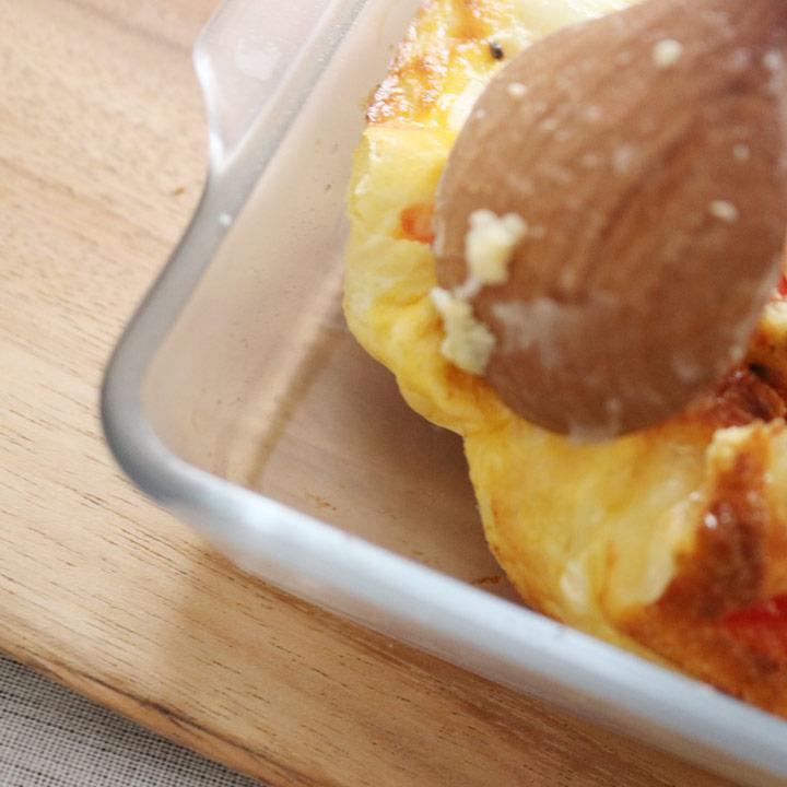 焦げ付かないオーブン皿 スクエアロースターM グラタン皿 ケーキ型