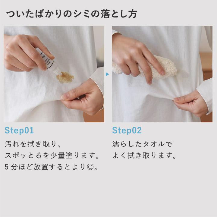 あきらめていたシミも落ちる！酵素分解シミ抜き スポッとる 染み抜き剤