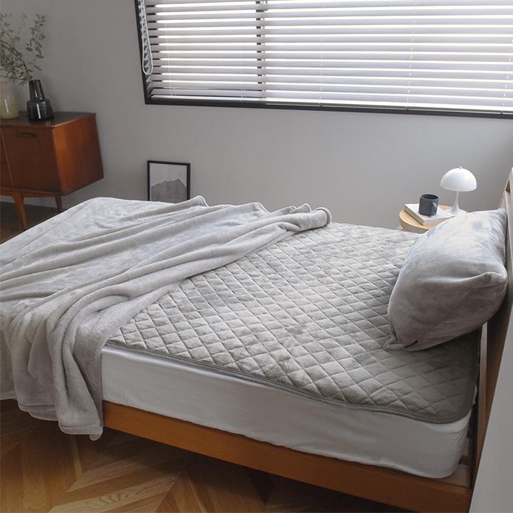 敷きパッド ワイドキング 伝説の毛布 マイクロファイバー bon moment ボンモマン 【送料無料】 | bon moment | 15