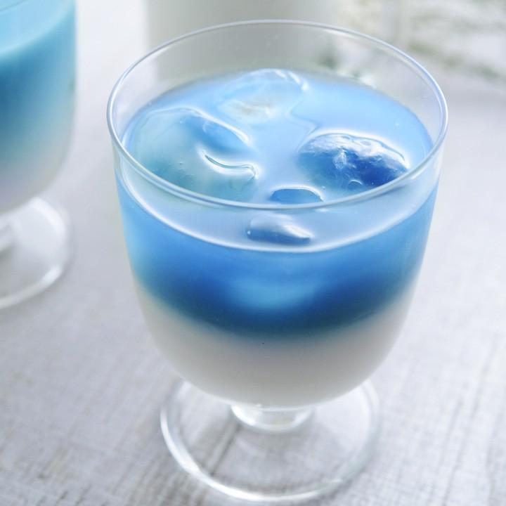 ブルーグリーンティー／青い緑茶／Petit Point : アンジェ インテリア