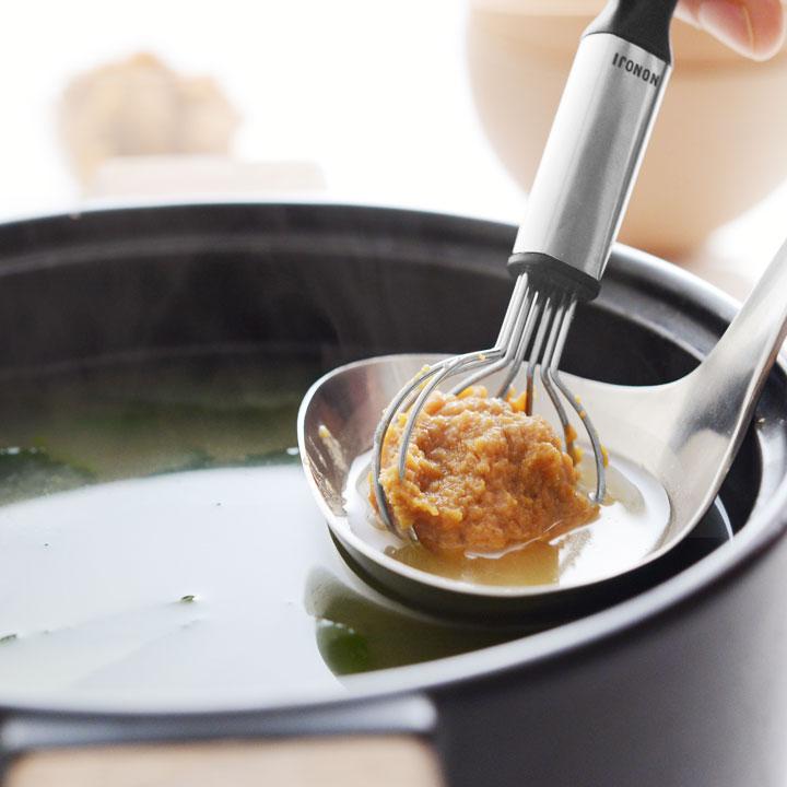 ののじ マルチワイヤースプーン 味噌マドラー 計量 マドラー ポテト