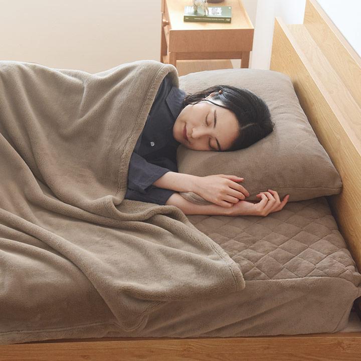 bon moment（ボンモマン） ボックスシーツ シングル 敷きパッド 吸湿