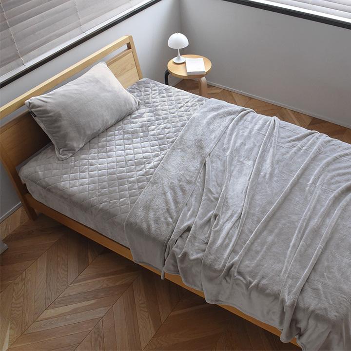 ボックスシーツ ダブル 冬 敷きパッド 吸湿発熱綿入り 伝説の毛布 bon moment ボンモマン【送料無料】 | bon moment | 14