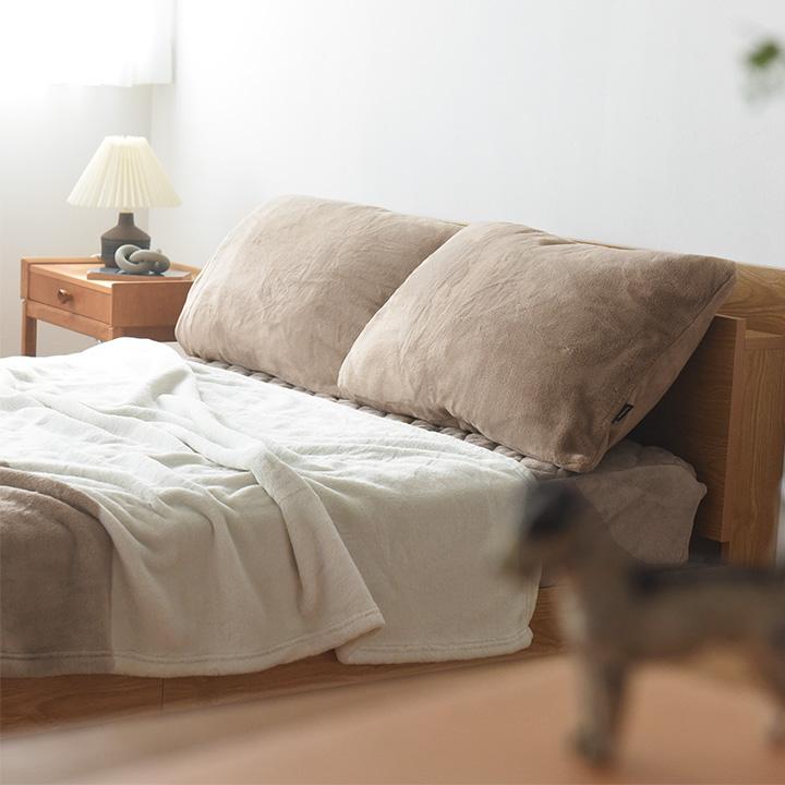 枕カバー ピローケース マイクロファイバー 毛布 洗える bon moment ボンモマン | bon moment | 12