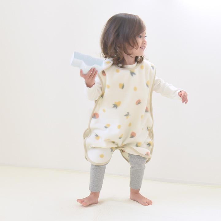 スリーパー 冬 フリーススリーパー 赤ちゃん 横開きタイプ 日本製 kukka ja puu クッカヤプー【送料無料】ｙｒｈ | kukka ja puu | 15