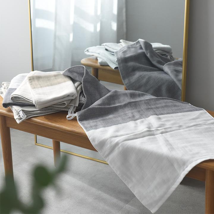 bon moment 【47×100cm】　かさばらない大人のミニバスタオル／ボンモマン　日本製 | bon moment | 16