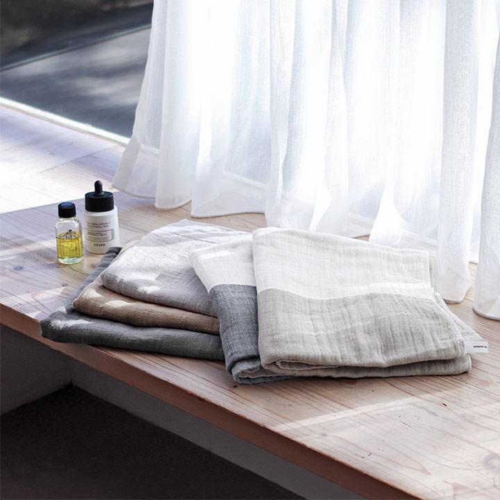 bon moment（ボンモマン） 【65×120cm】 かさばらない大人のバスタオル