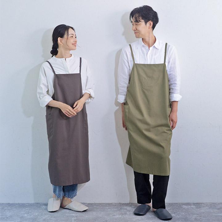 bon moment（ボンモマン） 軽くて疲れにくい シンプルエプロン